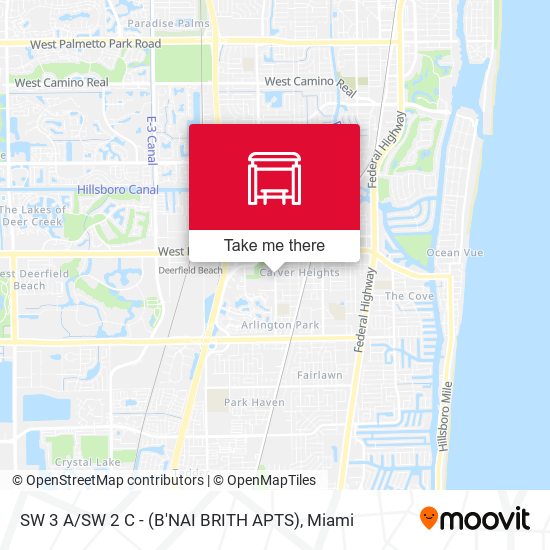 Mapa de SW 3 A / Sw 2 C - (B'Nai Brith Apts)