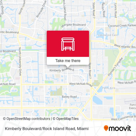 Kimberly Boulevard / Rock Island Road map