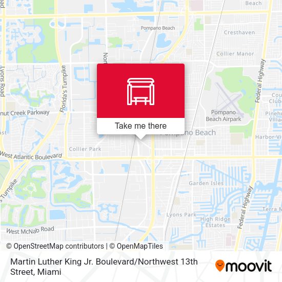Mapa de Martin Luther King Jr. Boulevard / Northwest 13th Street