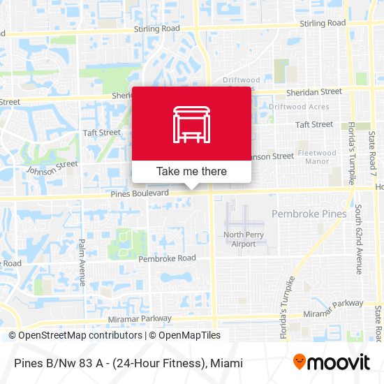 Pines B / Nw 83 A - (24-Hour Fitness) map