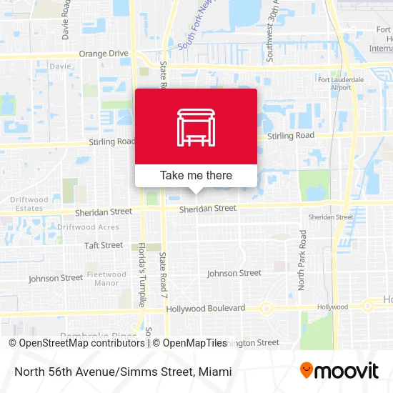 Mapa de North 56th Avenue/Simms Street