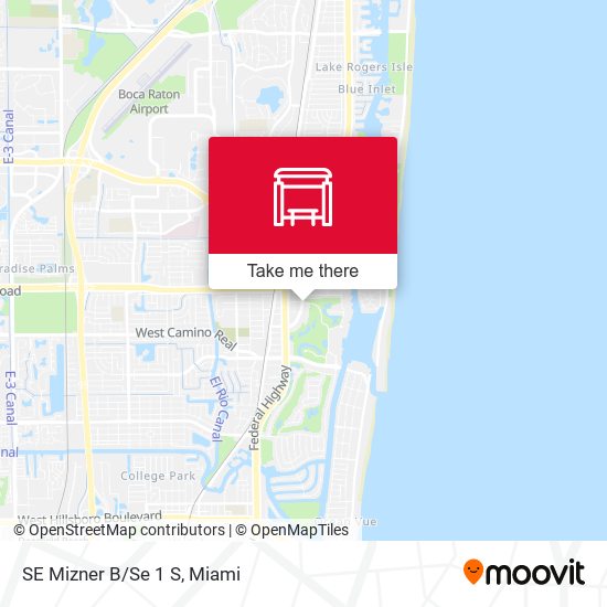 SE Mizner B/Se 1 S map