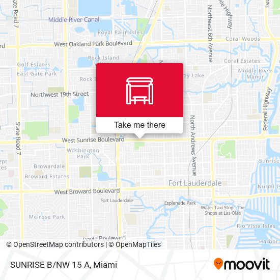 SUNRISE B/NW 15 A map