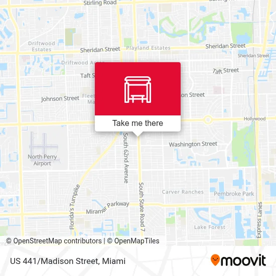 US 441/Madison Street map