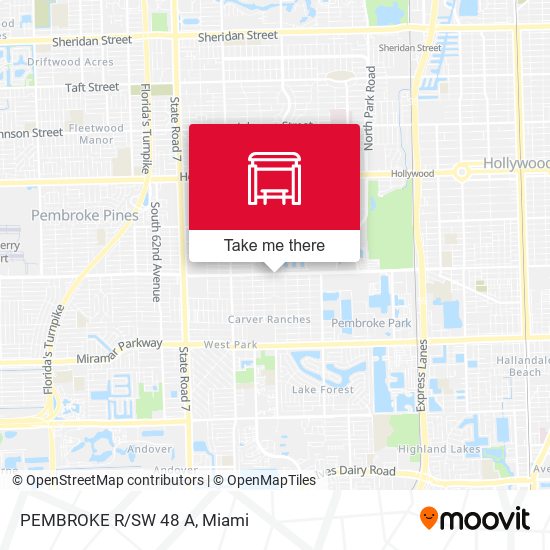 Pembroke Road / Southwest 48th Avenue map