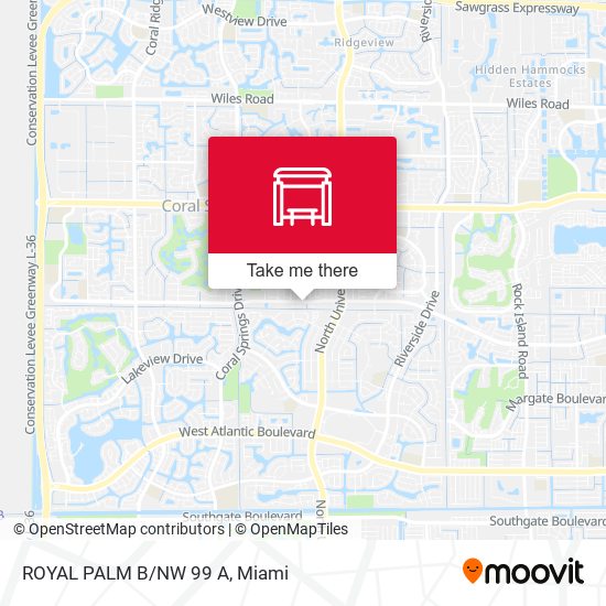 Mapa de ROYAL PALM B/NW 99 A