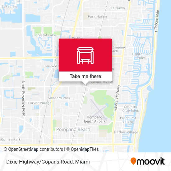 Dixie Highway/Copans Road map