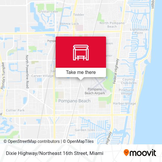 Mapa de Dixie Highway / Northeast 16th Street