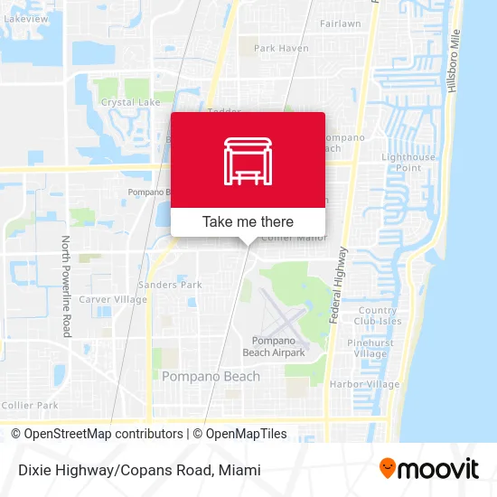 Dixie Highway/Copans Road map