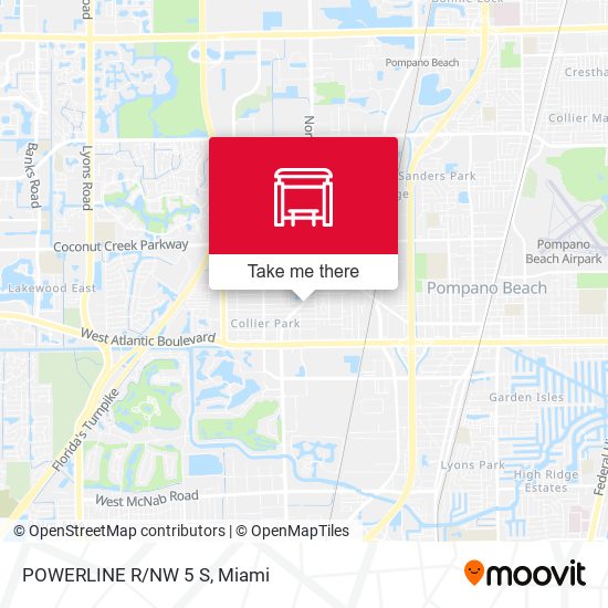 Mapa de POWERLINE R/NW 5 S