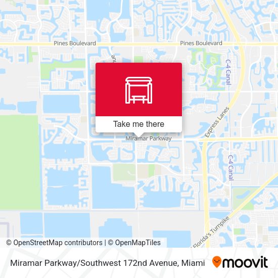 Mapa de Miramar Parkway / Southwest 172nd Avenue