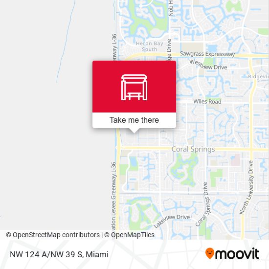 Northwest 124th Avenue / Northwest 39th Street map