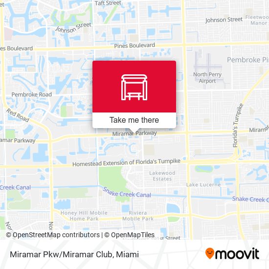 Miramar Pkw/Miramar Club map