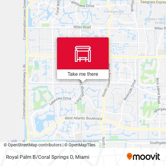 Mapa de Royal Palm B/Coral Springs D