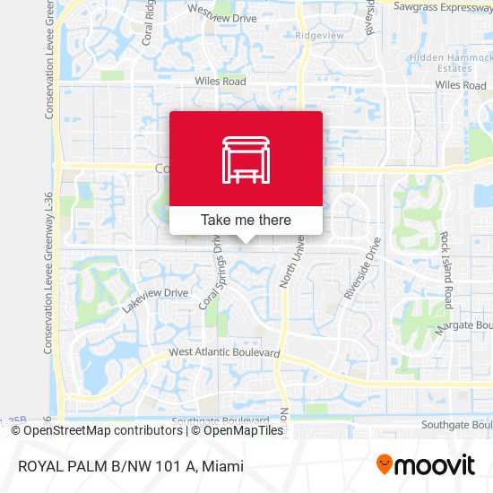 Royal Palm B/Nw 101 A map