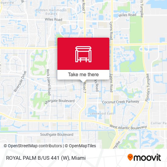 Royal Palm B/Us 441 (W) map