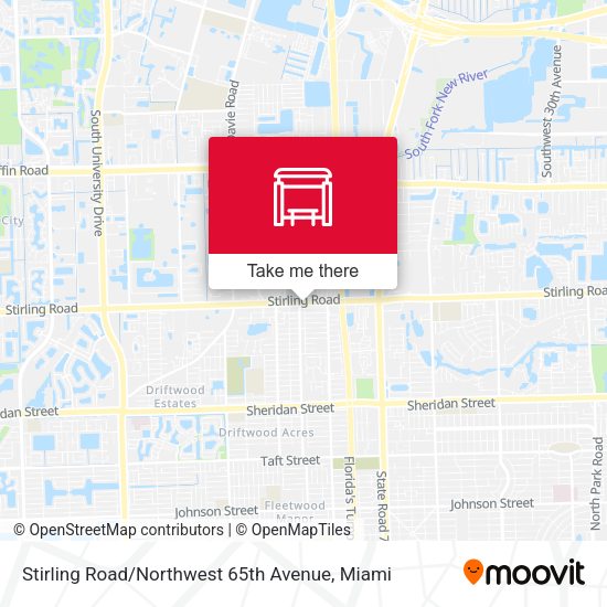 Mapa de Stirling Road / Northwest 65th Avenue