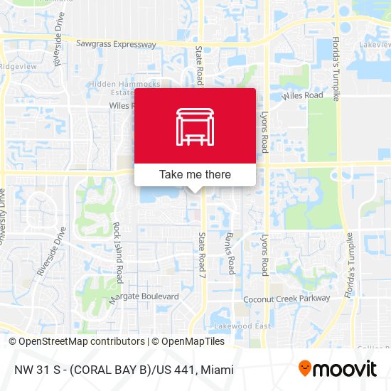 NW 31 S - (Coral Bay B)/Us 441 map