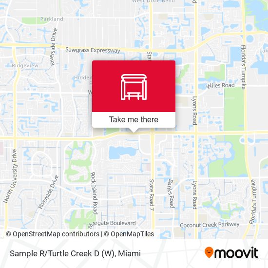 Sample R/Turtle Creek D (W) map