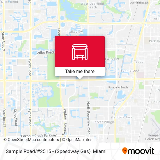 Sample Road / #2515 - (Speedway Gas) map