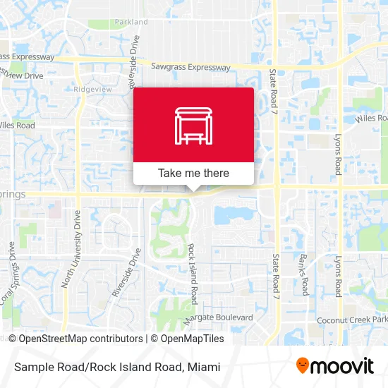 Sample Road/Rock Island Road map