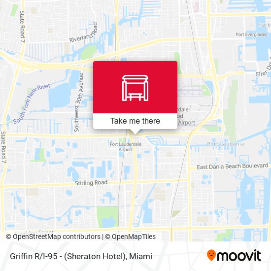 Griffin R / I-95 - (Sheraton Hotel) map