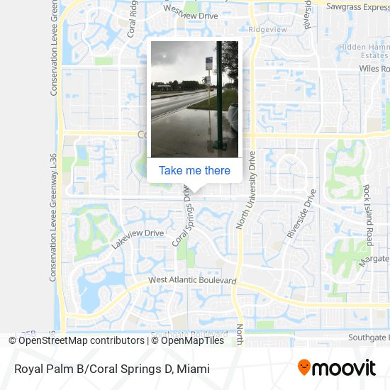 Royal Palm B/Coral Springs D map