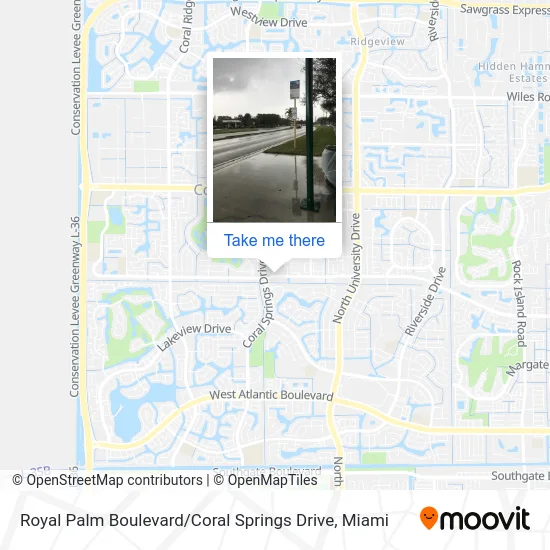 Royal Palm Boulevard / Coral Springs Drive map