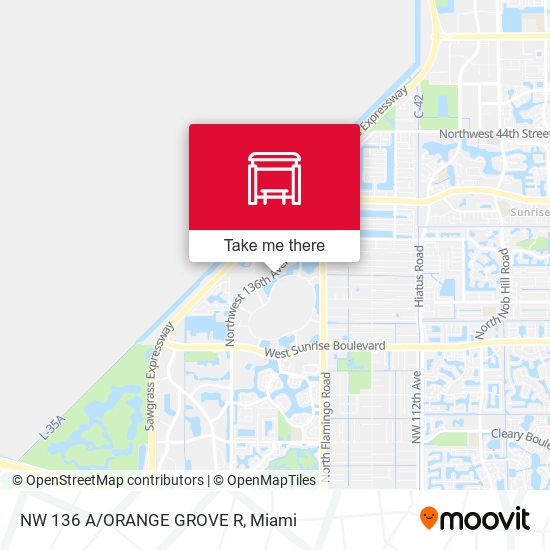 NW 136 A/Orange Grove R map