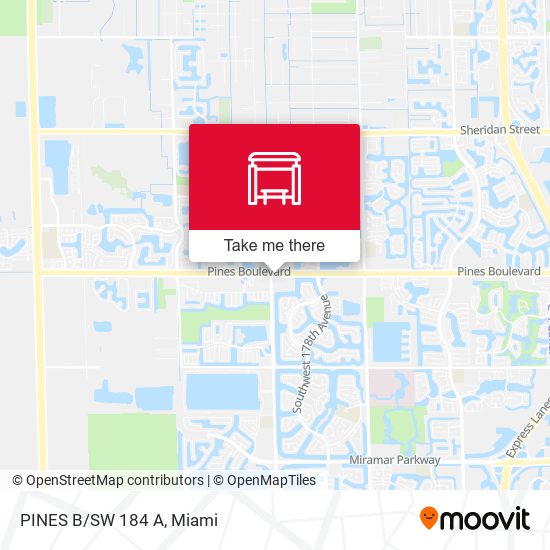 Pines Boulevard / Southwest 184th Avenue map