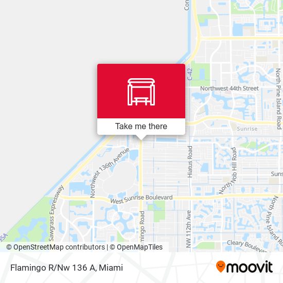 Flamingo R/Nw 136 A map