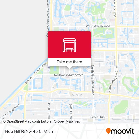 Mapa de Nob Hill R/Nw 46 C