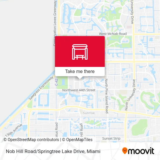 Mapa de Nob Hill Road / Springtree Lake Drive