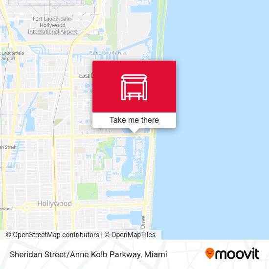 Mapa de Sheridan Street / Anne Kolb Parkway
