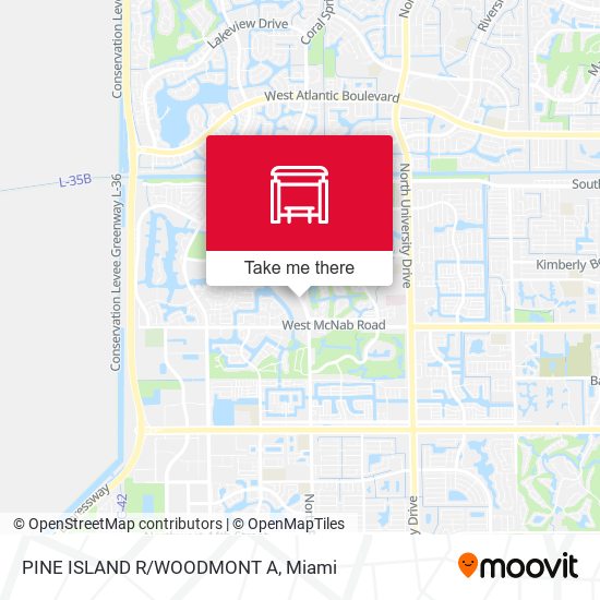 Pine Island R/Woodmont A map