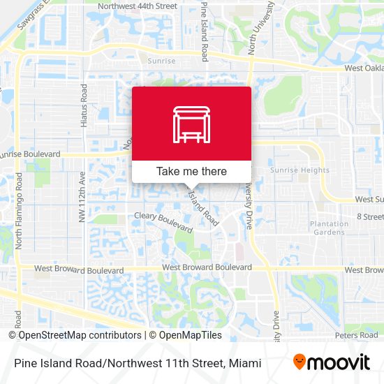 Pine Island R/Nw 11 S map