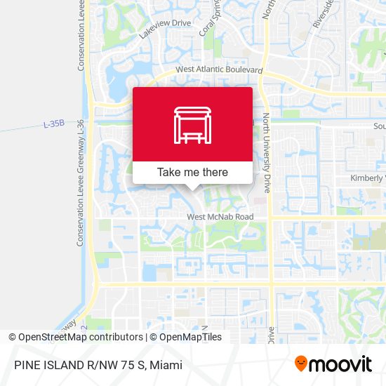 Pine Island R/Nw 75 S map