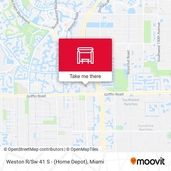 Weston R / Sw 41 S - (Home Depot) map