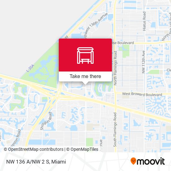 NW 136 A/Nw 2 S map