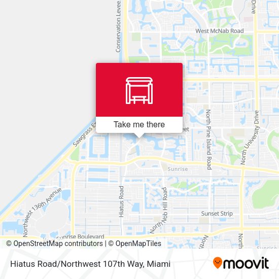 Mapa de Hiatus Road / Northwest 107th Way