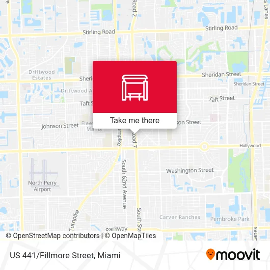 US 441/Fillmore Street map