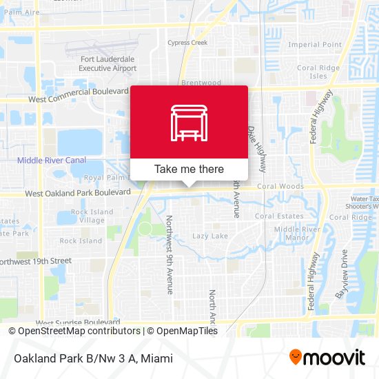 Oakland Park B/Nw 3 A map