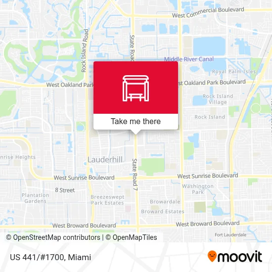US 441/#1700 map