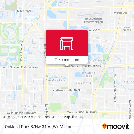 Oakland Park B/Nw 31 A (W) map