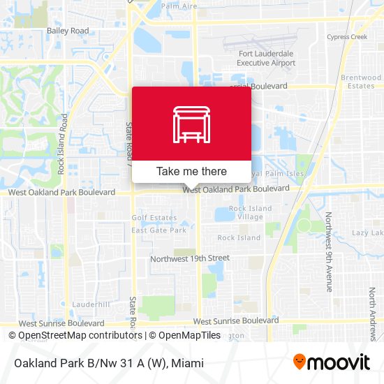 Mapa de Oakland Park B/Nw 31 A (W)