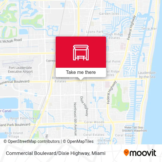 Commercial Boulevard / Dixie Highway map