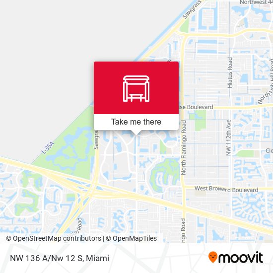 Mapa de NW 136 A/Nw 12 S