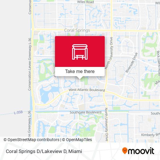 Coral Springs D/Lakeview D map