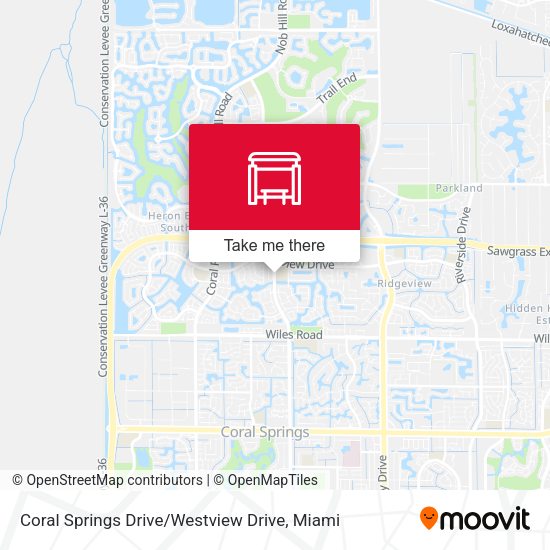 Coral Springs Drive / Westview Drive map