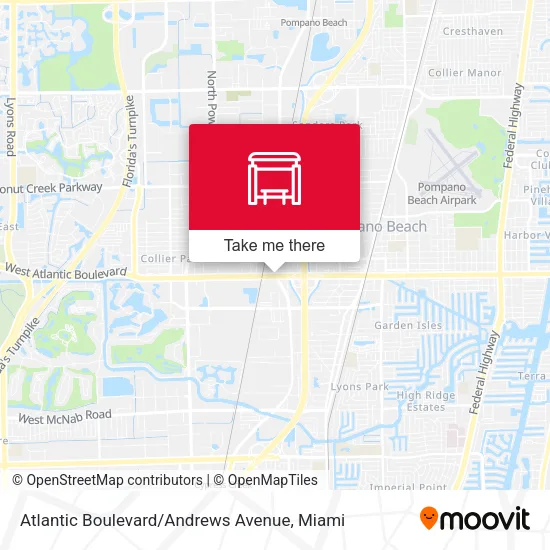 Atlantic Boulevard / Andrews Avenue map